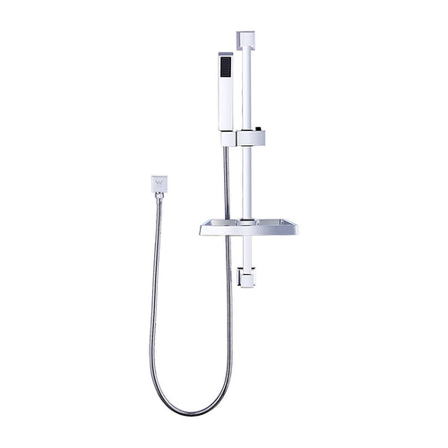 Hand Held Shower Rail Soap Dish Bathroom Set