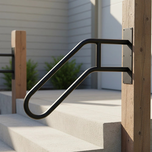 Handrail Steps Railing Outdoor Indoor Metal Rail