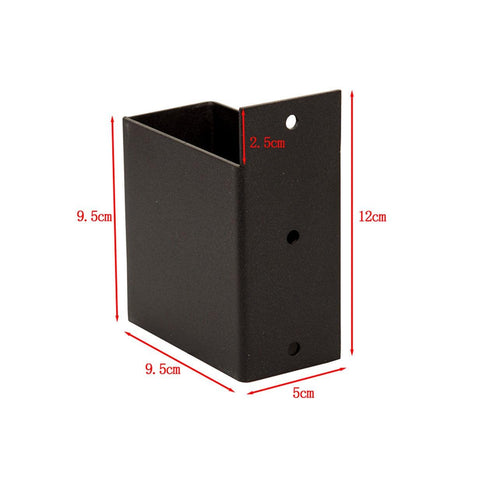 Roof Pergola Gazebo Shed Matte Black Steel Single with Top Rafters Brackets DIY Kits