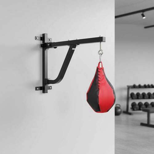 Boxing Punching Bag Wall Pivot Rack – Heavy Duty Swivel Mount for Home Gym