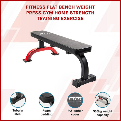 Flat Bench Home Gym Strength Training