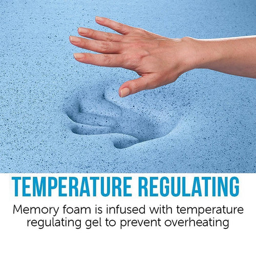 Double 25cm Gel Memory Foam Mattress Dual-Layered - CertiPUR-US