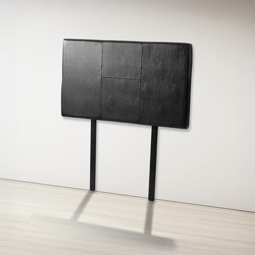 Single Black PU Leather Bed Headboard Bedhead