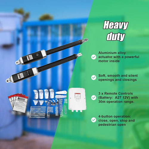 1000KG Double Swing Auto Motor Remote Gate Opener