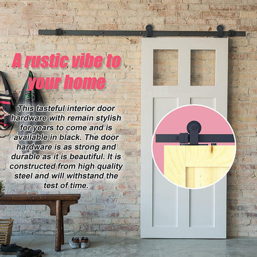 2.4m Sliding Barn Door Hardware