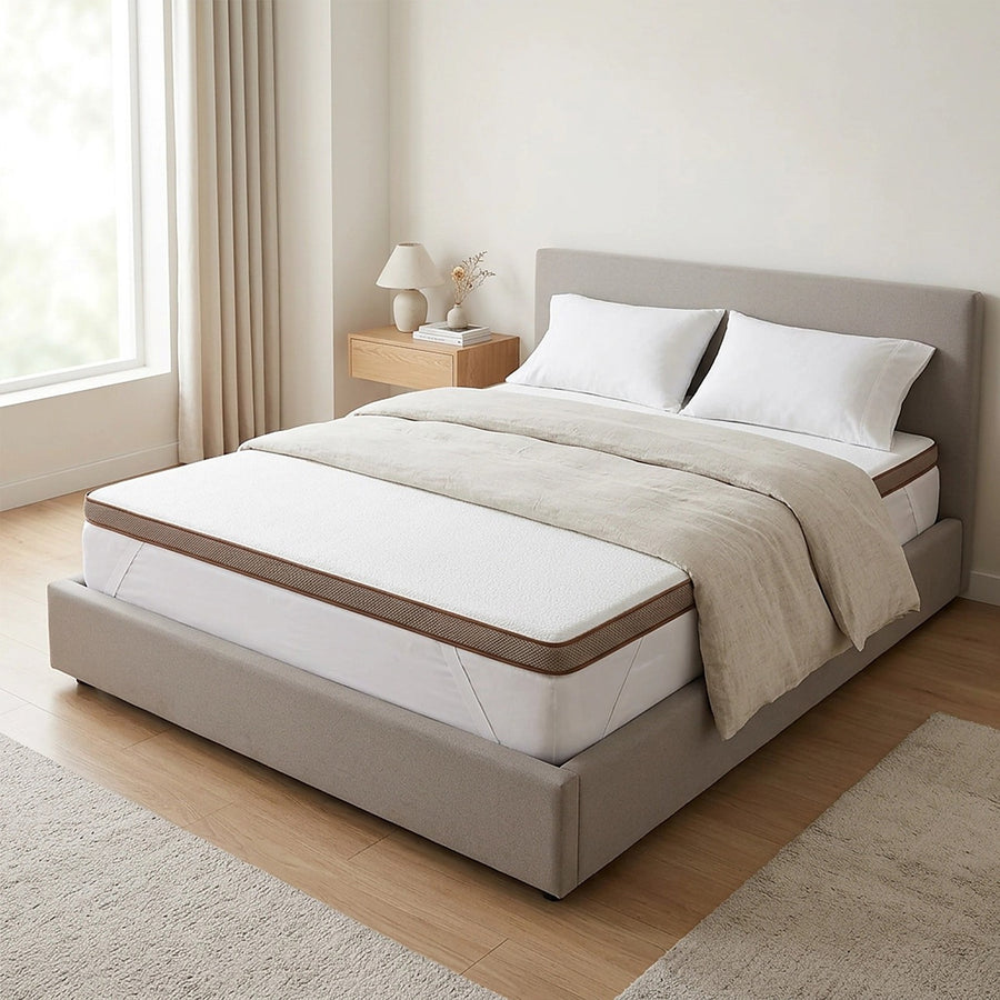Queen Cooling Gel Memory Foam Mattress Topper – CertiPUR-US® Certified Foam for Comfort and Support