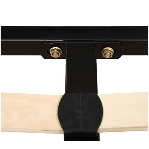 Double Metal Bed Base with Slats – Heavy-Duty Steel Frame