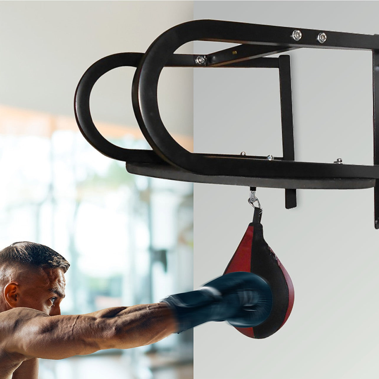 Speedball with Wall Frame Boxing Punching Bag - Sports & Fitness > Boxing &  MMA