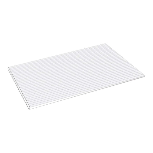 Polycarbonate Roofing Sheets Clear – UV Resistant Corrugated Roof Panels 610x1220mm (12 Pack Bulk Pack)