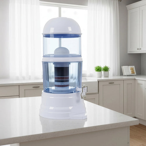 16L Benchtop Water Filter Dispenser – Ceramic Filtration System for Clean Drinking Water