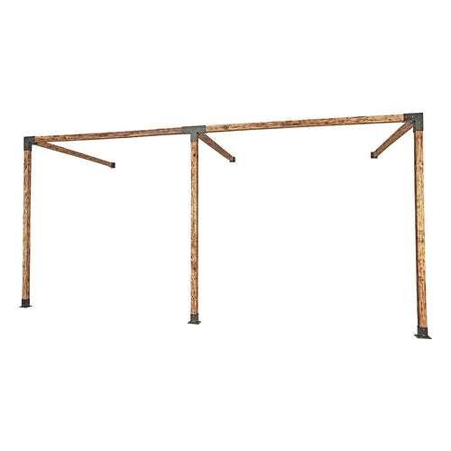 DIY Pergola Kit – Double Wall Mount Set with Brackets