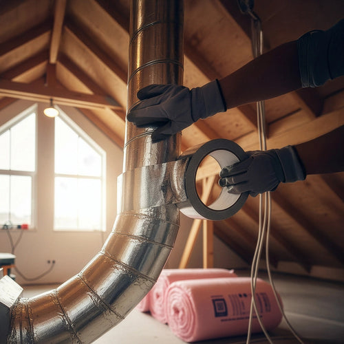 Exhaust Heat Wrap Tape 25m Aluminium – High-Temp Car Pipe Insulation & Shield