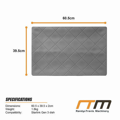 Starlink Gen 3 Protective Cover Silicone Dish Case Grey