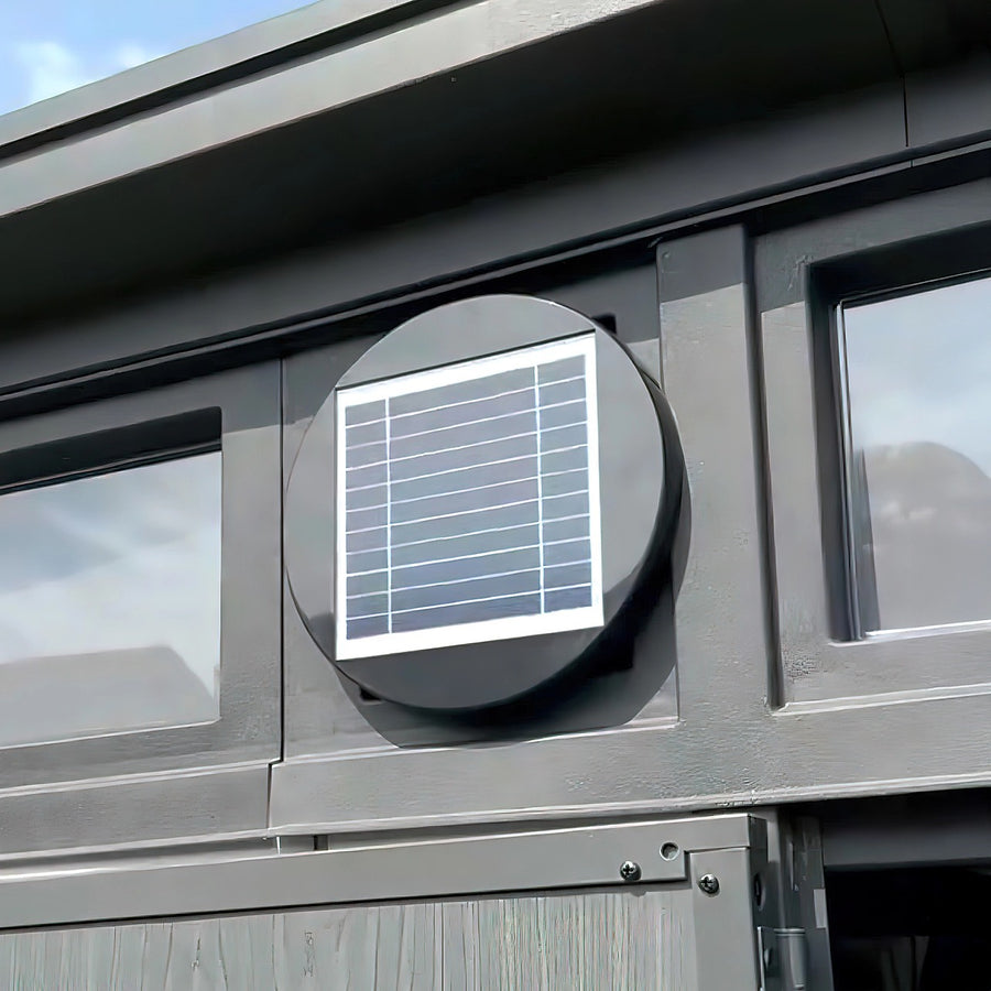 Solar Roof Vent Fan – Low-Profile Ventilator for Sheds and Caravans