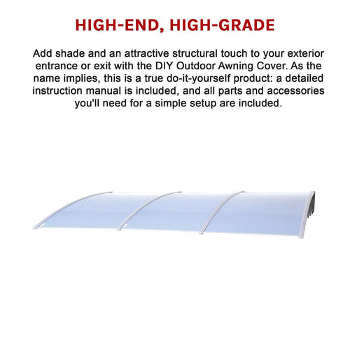 1.5 x 3m DIY Outdoor Awning Cover