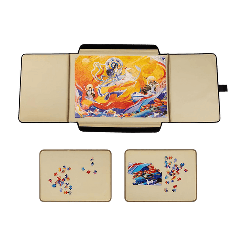 Portable Jigsaw 1000 Pieces Board Puzzle Storage Carry Safe Case Carrier