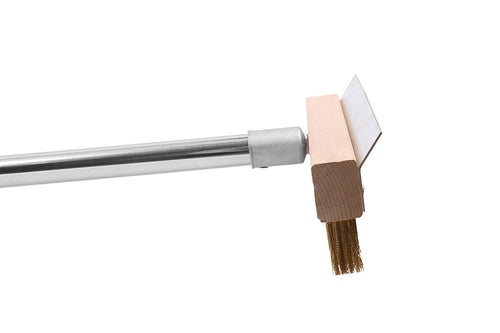 Stainless Steel Pizza Oven Brush Scraper 120cm Ash Broom