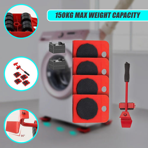 4 X All-purpose Dolly Plastic Heavy Duty Furniture Mover Slider Set 