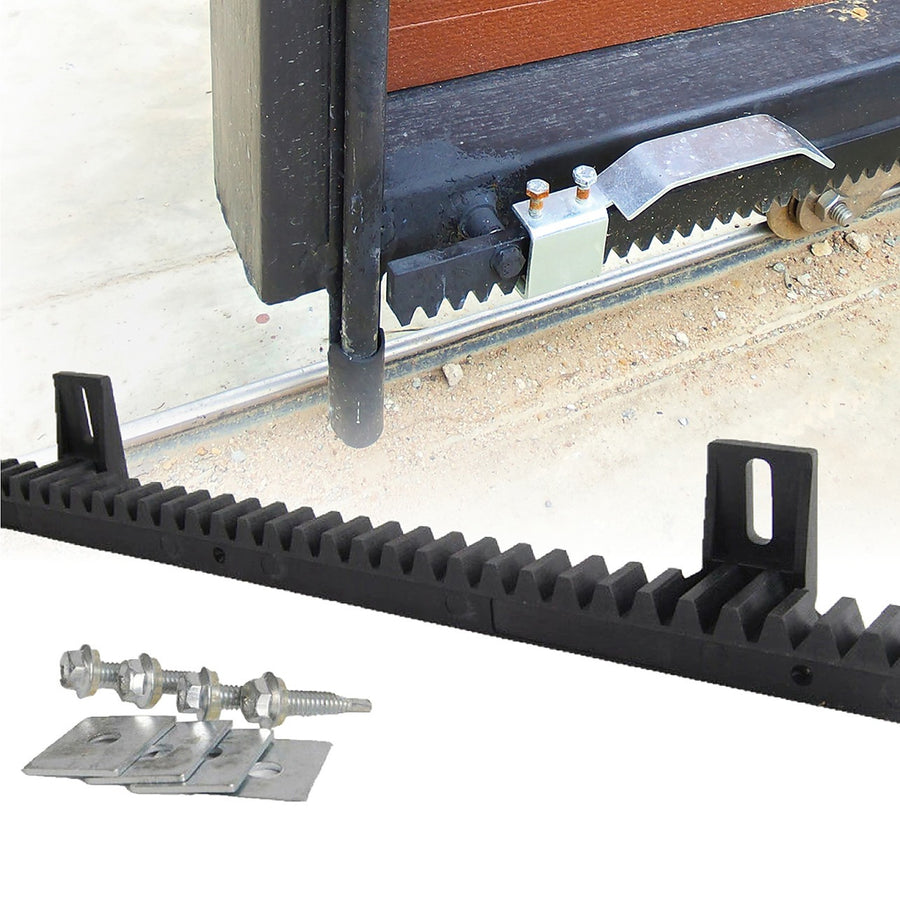 Sliding Gate Hardware Kit – 4m Nylon Gear Rack with Steel Insert