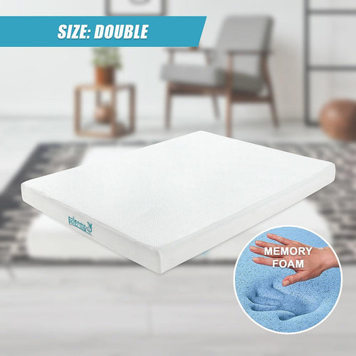 Double 25cm Gel Memory Foam Mattress Dual-Layered - CertiPUR-US