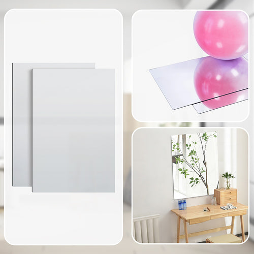 MIRROR Acrylic Sheet Perspex Sheet Panel  2pc/set 900mm x 600mm x 3mm