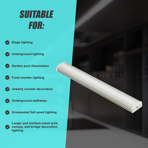 10 x 1M Aluminium LED Strip Light Channel Profile for Kitchen Cabinet U Style