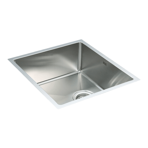 490x440mm Stainless Steel Handmade 1.2mm Sink with Waste in Stainless Steel 304 Finish