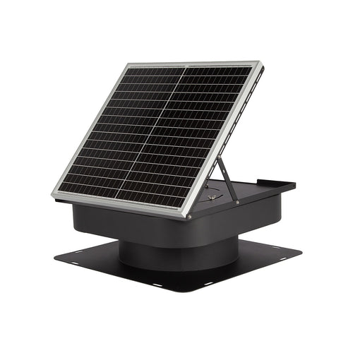 25-30W Solar Roof Vent Fan Exhaust for Home Garage & Van Ventilation