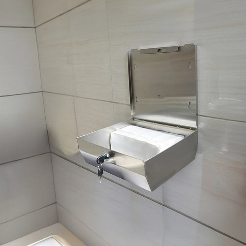 304 Stainless Steel Hand Paper Towel Dispenser Holder Toilet Heavy Duty