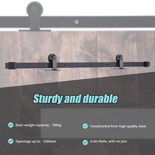 2.4m Sliding Barn Door Hardware