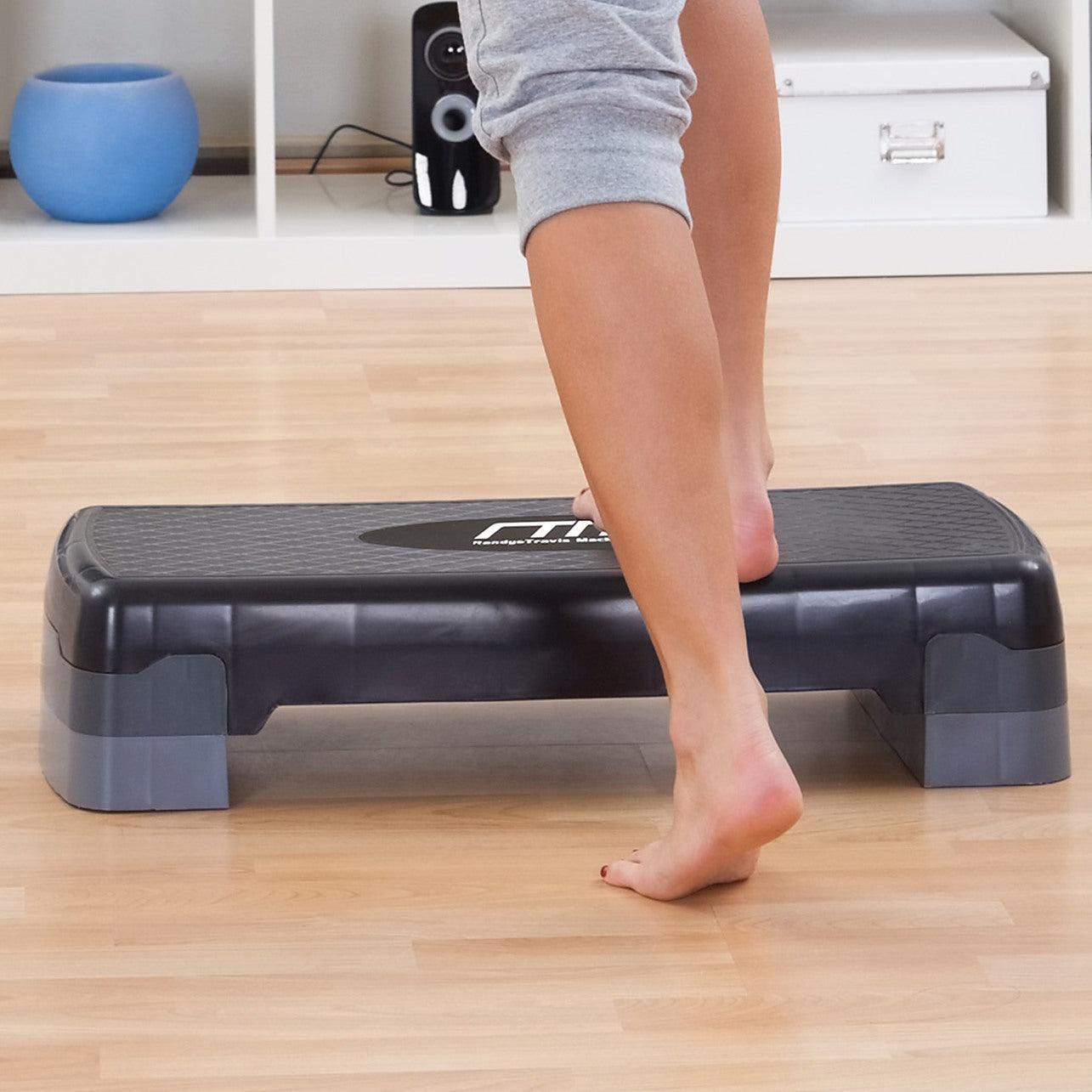 Exercise Block Step Aerobic 2-Block Step Bench – Adjustable Fitness Stepper | FactoryFast ...