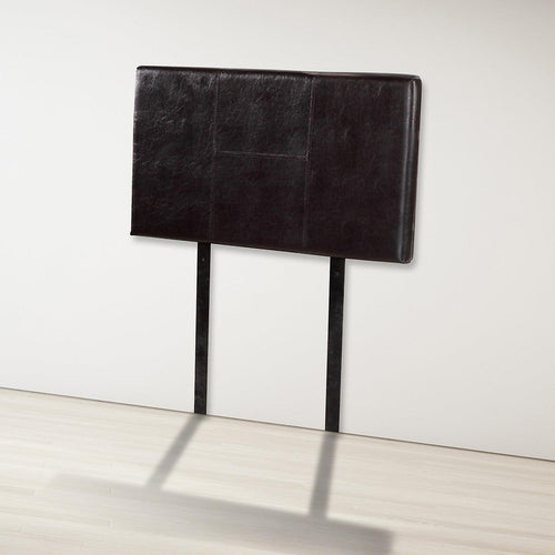 Single Brown PU Leather Bed Headboard Bedhead