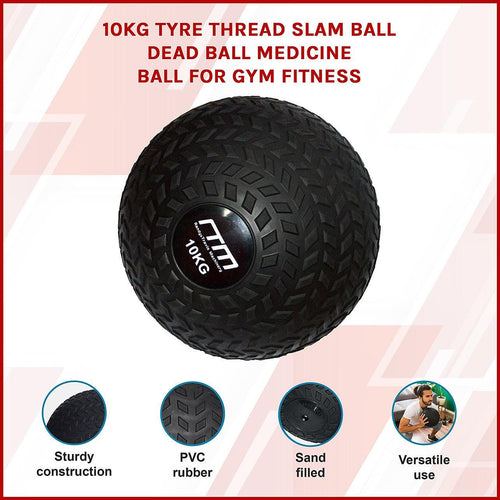 Tyre Thread Slam Ball Medicine Ball - 10kg 
