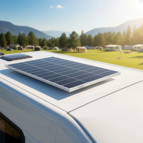 500W 12V Monocrystalline Solar Panel Kit – Battery Charger for Caravan & Camping