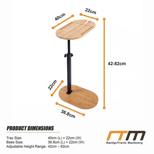 Natural Bamboo Bathtub Tray Table – Adjustable Bath Caddy