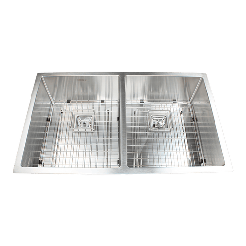 835x505mm Handmade 1.5mm Stainless Steel Sink with Square Waste