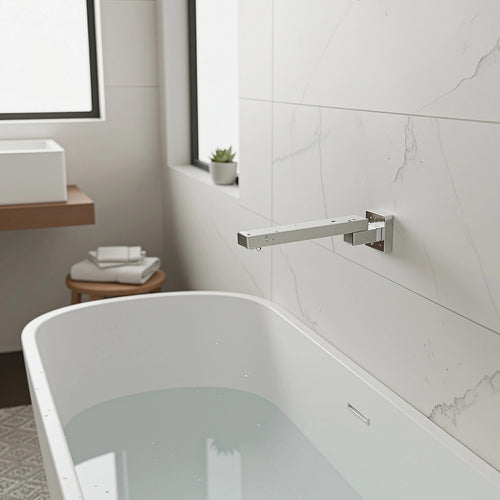 Bath In Wall Swivel Spout in Chrome Finish