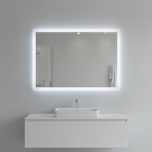 Smart Mirror Bathroom Vanity – LED Lighted Wall Mirror with Modern Design 1000x700mm