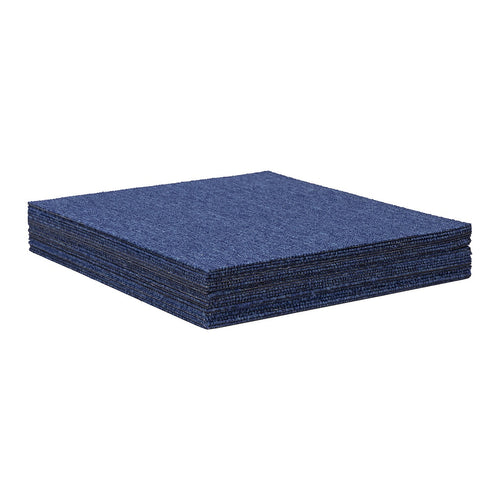 5m² Blue Carpet Tiles Set – Commercial & Home Flooring for Office, Retail & Living Areas