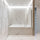 180° CHROME Pivot Door 6mm Safety Glass Bath Shower Screen By Della Francesca - 80 x 140cm
