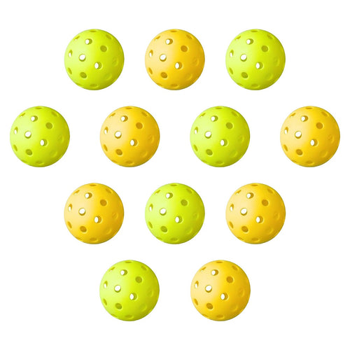 12pcs Outdoor Pickleballs 40 Hole 74mm Pickle Balls Set