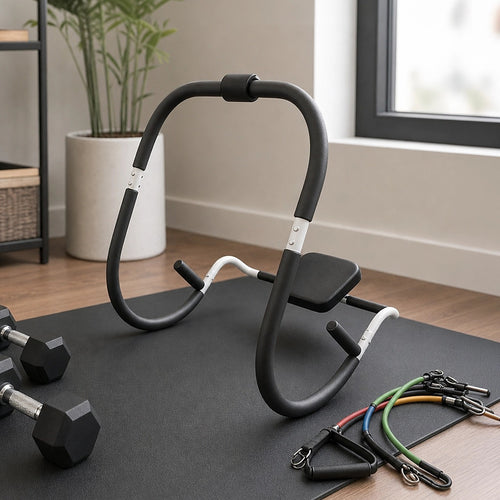 Ab Crunch Machine – Abdominal Exercise Roller with Digital Computer Display