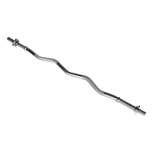 Curl Bar Barbell Heavy Duty EZ with Spinlock Collars