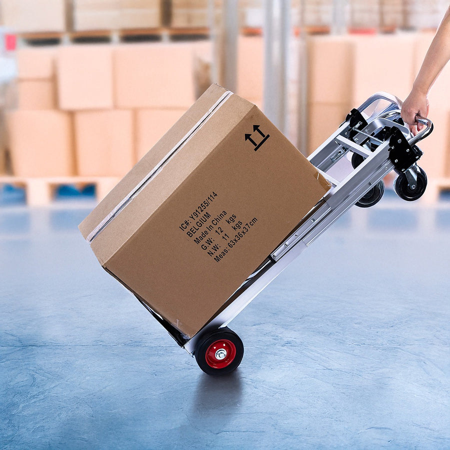 Aluminium Folding Hand Truck Trolley – Heavy Duty 180kg Dolly Cart