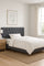King Linen Fabric Deluxe Headboard Bedhead in Grey