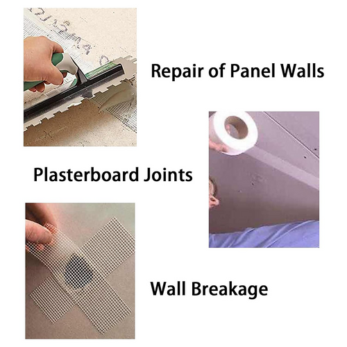 24-Pack Fibreglass Plasterboard Joint Tapes – 50mm x 90m Drywall Mesh Rolls