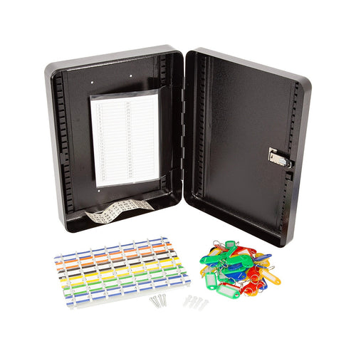 48-Key Cabinet Safe with Combination Lock – Wall Mounted Key Storage Box