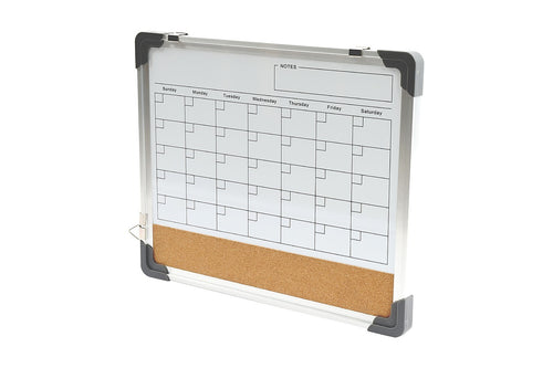 Magnetic Whiteboard Calendar 40x30cm Double Sided Planner