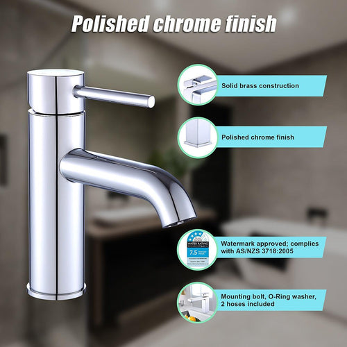  Basin Mixer Tap Faucet -Kitchen Laundry Bathroom Sink 