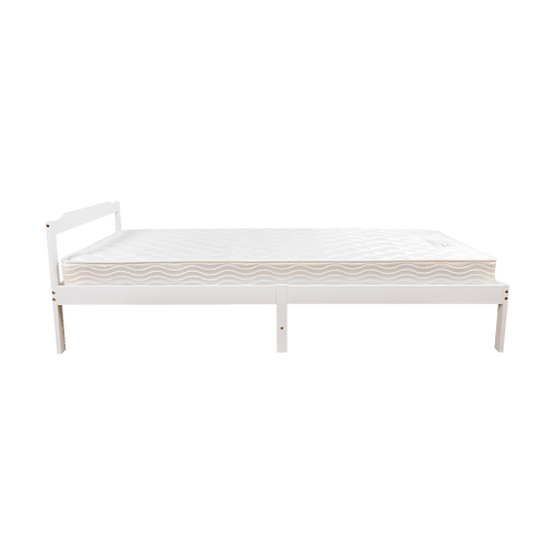 Natural Wooden Bed Frame Home Furniture - King Single